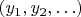 $(y_1,y_2,\ldots)$