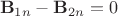 $$\mathbf{B}_{1n} - \mathbf{B}_{2n}=0$$