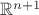 $\mathbb R^{n + 1}$