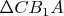 $\Delta CB_1A$