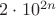 $2 \cdot 10^{2n}$