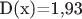 D(x)=1,93