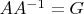 $A A^{-1}=G$