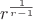 $$r^{\frac{1}{r-1}}$$ $$r^{\frac{1}{r-1}}$$