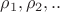 $\rho_1,\rho_2,..$