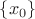 $\{ x_0 \}$