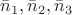 $\bar n_1, \bar n_2, \bar n_3$
