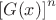 $\left[G(x)\right]^n$
