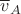 $\overline v_A$