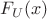 $F_U(x)$
