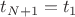 $t_{N+1}=t_1$