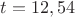 $t=12,54$