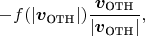 $$-f(|\boldsymbol v_{\mbox{отн}}|)\frac{\boldsymbol v_{\mbox{отн}}}{|\boldsymbol v_{\mbox{отн}}|},$$