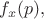 $f_x(p),$