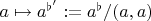 $a\mapsto a^{\flat'} := a^\flat/(a, a)$