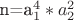 n=a_1^4*a_2^2