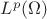 $L^p(\Omega )$