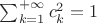 $\sum_{k=1}^{+\infty} c_k^2 = 1$