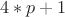 $4*p+1$