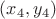 $(x_4,y_4)$