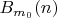 $B_{m_0}(n)$