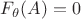 $F_\theta(A)=0$