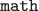 $\verb