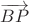 $\overrightarrow{BP}$