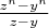 $\frac{z^n-y^n}{z-y}