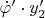 $ \dot\varphi&rsquo;\cdot y&rsquo;_2 $