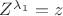 $Z^{\lambda_1}=z$