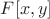 $F[x,y]$