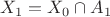$X_1=X_0\cap A_1$