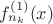 $f_{n_k}^{(1)}(x)$