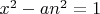 $x^2-an^2=1$