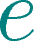 $\tikz[scale=2,transform shape, font=\fontsize{40}\selectfont,teal]{
\node at (0,0){\textbf{$e$}};
;}$