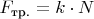 $F_{\text{тр.}}=k\cdot N$