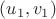 $ (u_1, v_1) $