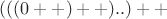 $(((0++)++)..)++$