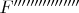 $F''''''''''''''''$