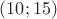 $(10;15)$