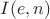 $I(e,n)$