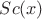 $Sc(x)$
