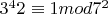 $3^42\equiv1 mod 7^2$