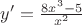 $y'=\frac{8x^3-5}{x^2}$