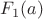 $F_1(a)$