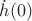 $\dot{h}(0)$