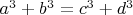 $a^3+b^3=c^3+d^3$