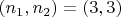 $(n_1,n_2)= (3,3)$