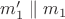 $m'_1\parallel m_1$